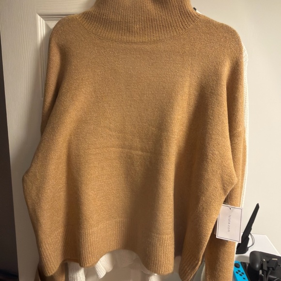 1State Sweaters - NWT 1State Women’s Camel Turtleneck Sweater
